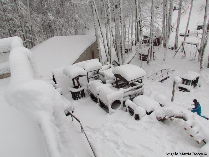 Servizio fotografico di Santo Stefano: sugli Impianti di risalita dal piano alla vetta