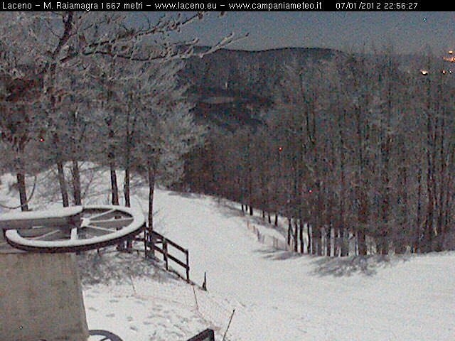 Laceno: luna piena e temperature gelide