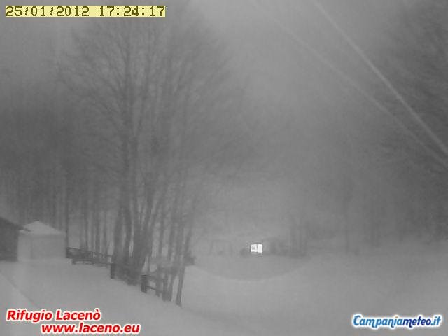 Webcam Laceno: bufera a quota 1400 m