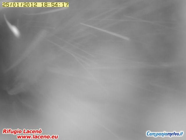 Webcam Laceno: ancora fiocchi dai 1100 ai 1700