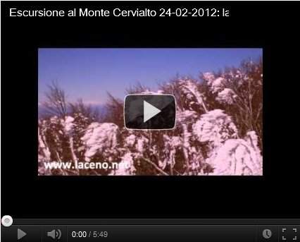 Servizio video: filmato dell’ascesa finale sulla vetta del Monte Cervialto