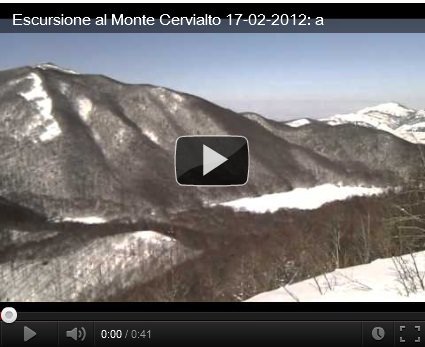 Servizio video: escursione al Monte Cervialto del 17-02-2012