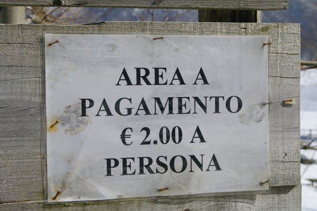Tariffario aree pic nic del Lago Laceno