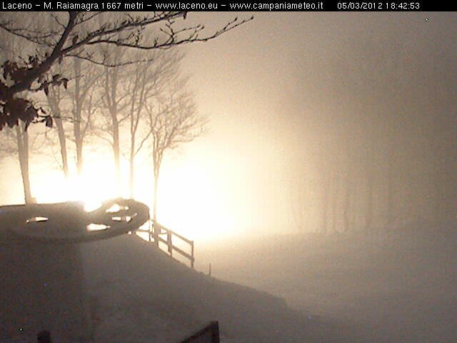 webcam laceno: luci nelle nebbie del Raiamagra