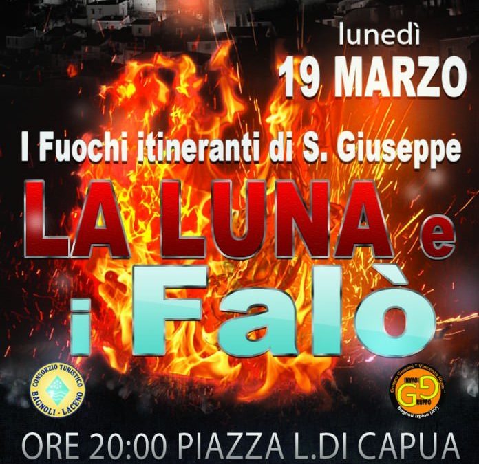 La luna e i falò – fuochi di San Giuseppe a Bagnoli Irpino
