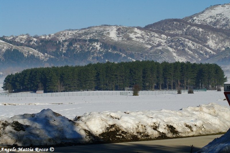 Servizio fotografico: situazione neve al piano laceno e alla base degli impianti