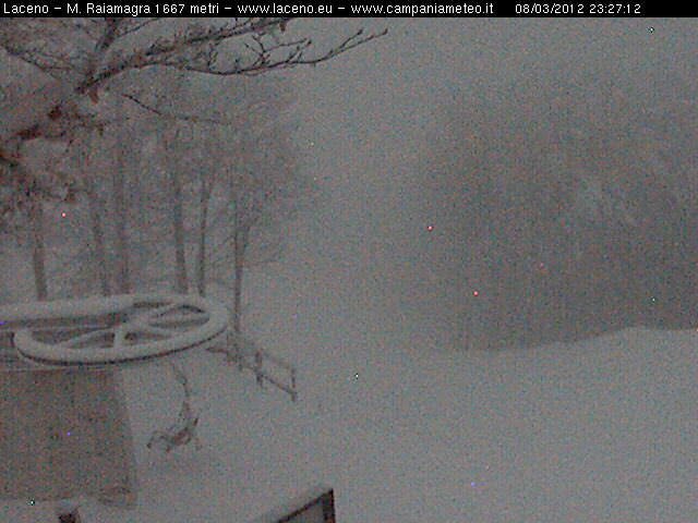 webcam monte Raiamagra: scatto pomeridiano e notturno dai 1667m