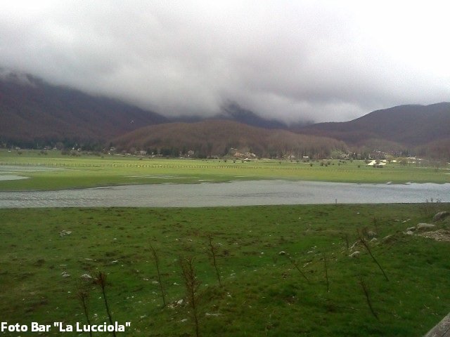 Il Lago Laceno questa mattina