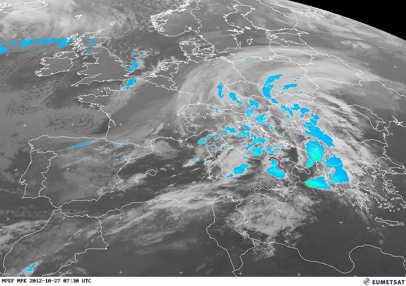 Aggiornamento meteo: come l’appennino permette pause tra una pioggia e l’altra
