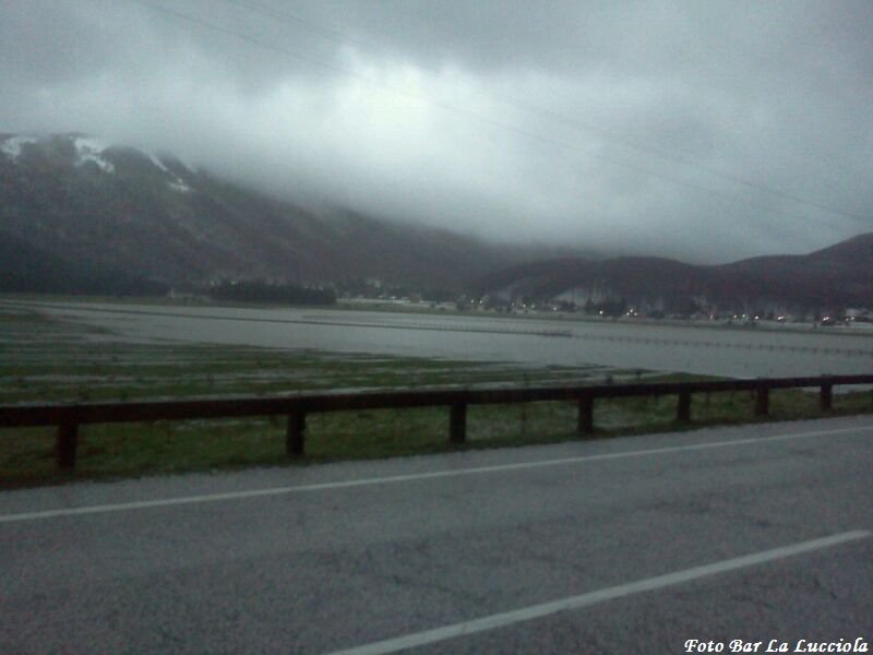 Il Lago Laceno cresce dopo le piogge! Foto di questa mattina