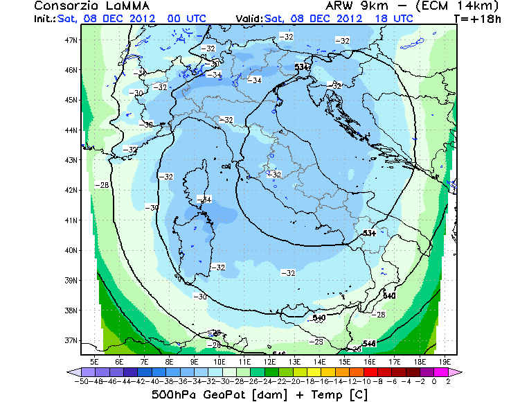 Aggiornamento meteo: fra qualche ora forte freddo e instabilità