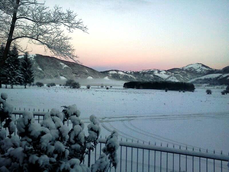 Laceno 6 Dicembre 2012: le foto del piano imbiancato