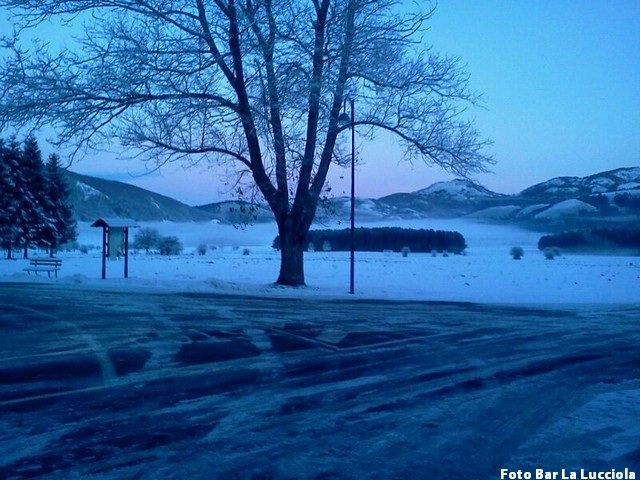 Situazione neve e gelo al piano Laceno: le foto della gelata a -10°