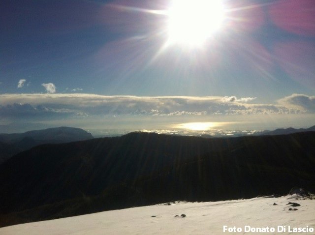 Colle Molella e il Monte Raiamagra oggi 6 Dicembre 2012: foto dell’utente Donato Di Lascio