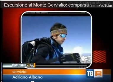Il Monte Cervialto e le ciaspolate in una comparsa su RAI 3 dopo un’escursione di Laceno.net