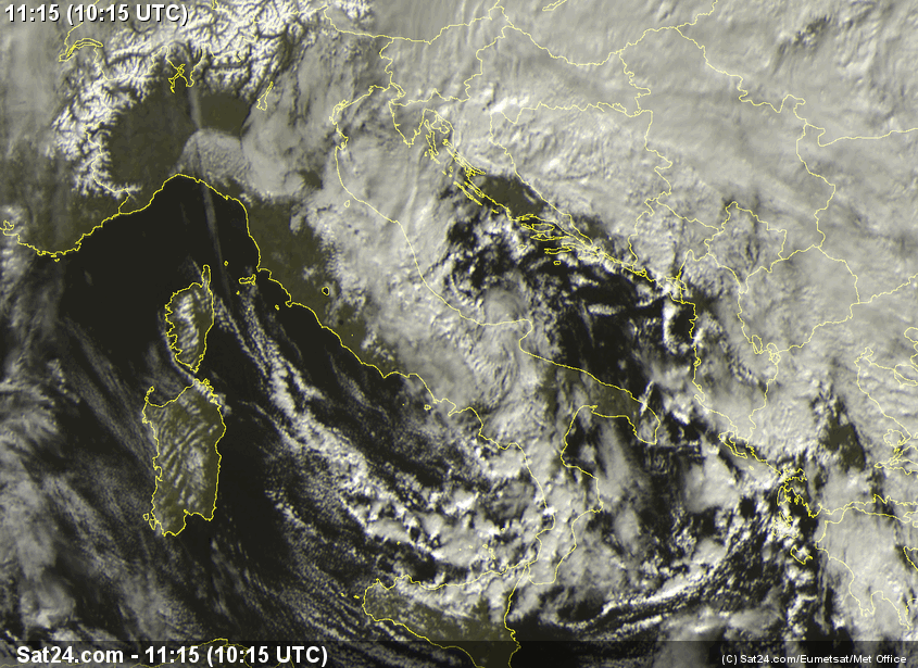 Aggiornamento meteo: attive correnti da Nord – Nord ovest, nevicherà fino al tardo pomeriggio