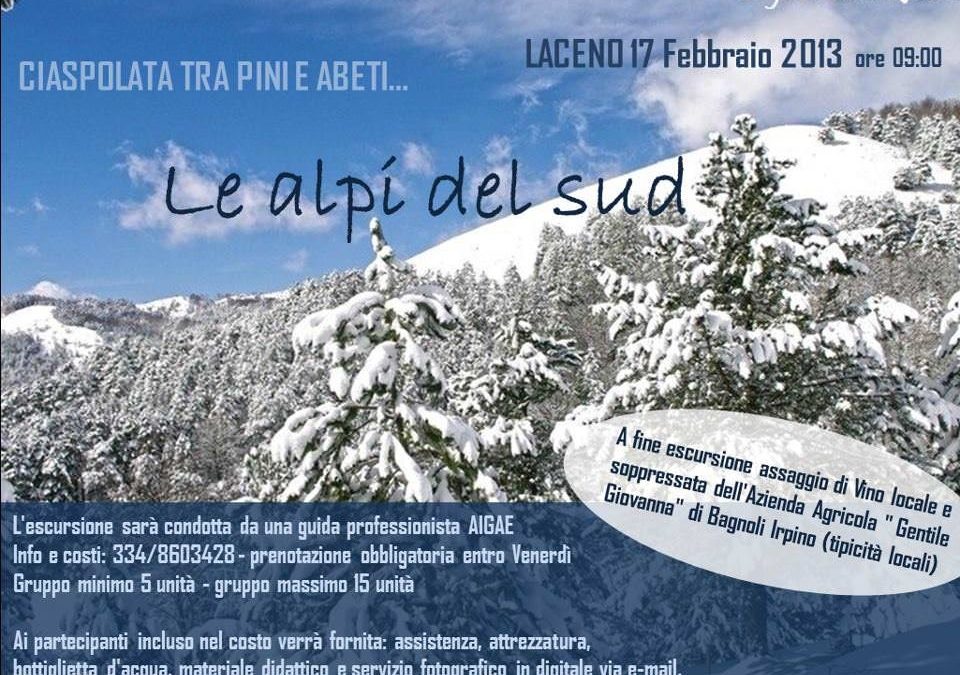 Sci da fondo-escursione e racchette da neve: 2 appuntamenti il 16 e il 17 Febbraio 2013