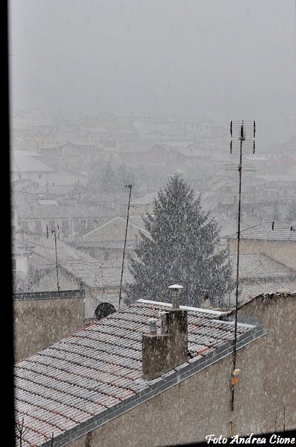 Nevica anche a Bagnoli Irpino: le foto