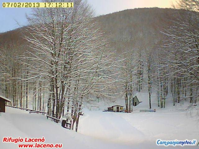 Webcam Laceno e Raiamagra: gli scatti dopo la nevicata