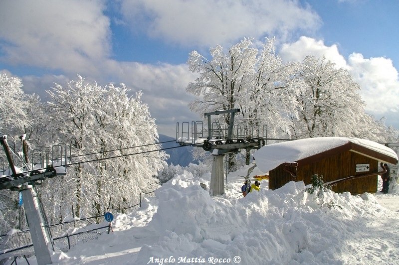 Servizio fotografico: situazione neve sulle piste del Laceno 16-03-2013