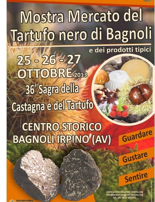 XXXVI Sagra del tartufo nero di Bagnoli Irpino: programma provvisorio