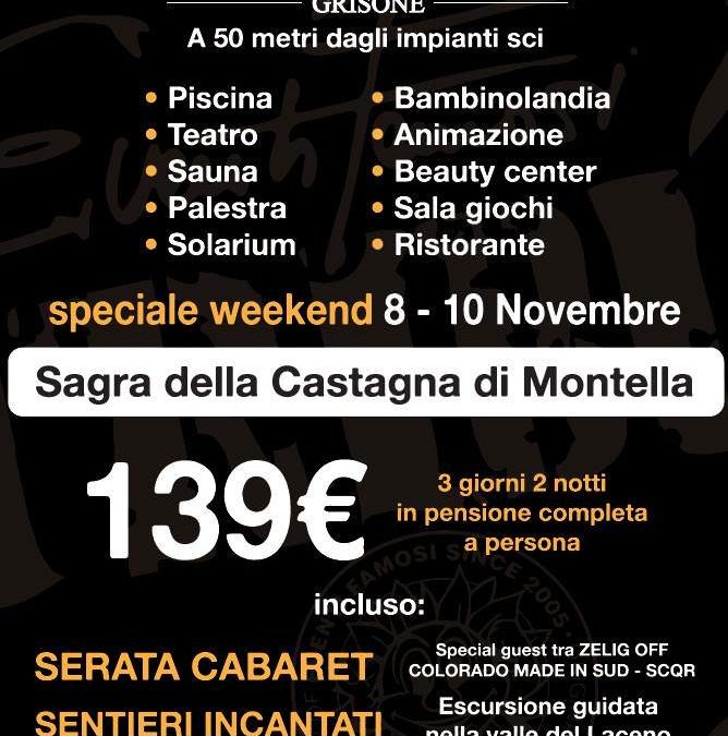 Sagra di Montella 8/9/10 Novembre: speciale week-end al Laceno, le offerte del Grand Hotel Grisone