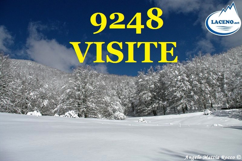Laceno.net da RECORD 9248 visite in un solo giorno e oltre 26.000 pagine viste