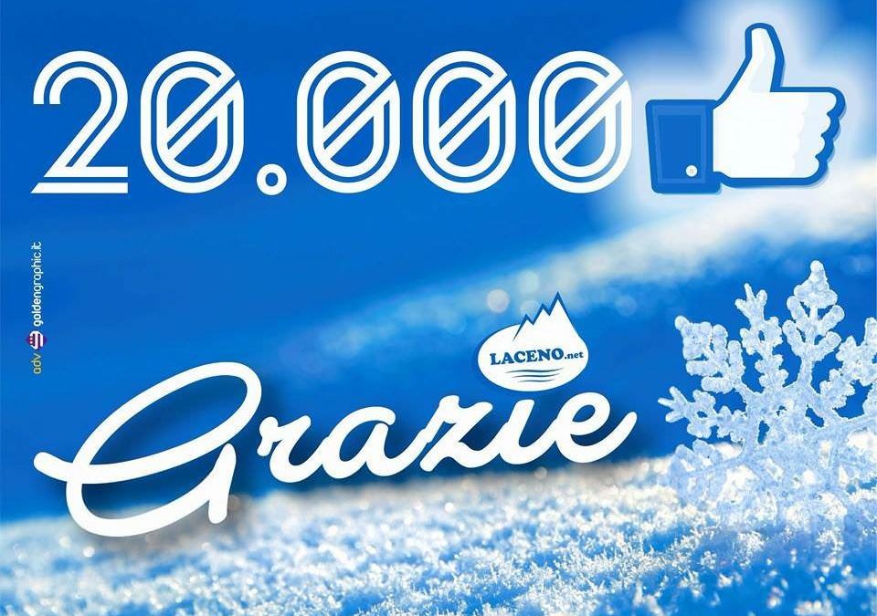 20.000 iscritti per la pagina Laceno