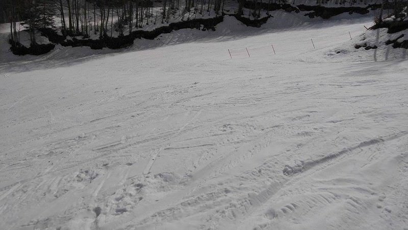 Servizio fotografico: situazione neve in pista al 21 Marzo 2016