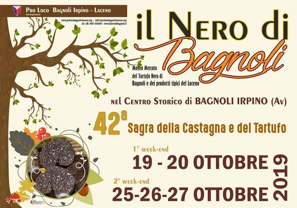 Programma e orari: 42^ Sagra della Castagna e del Tartufo nero di Bagnoli Irpino